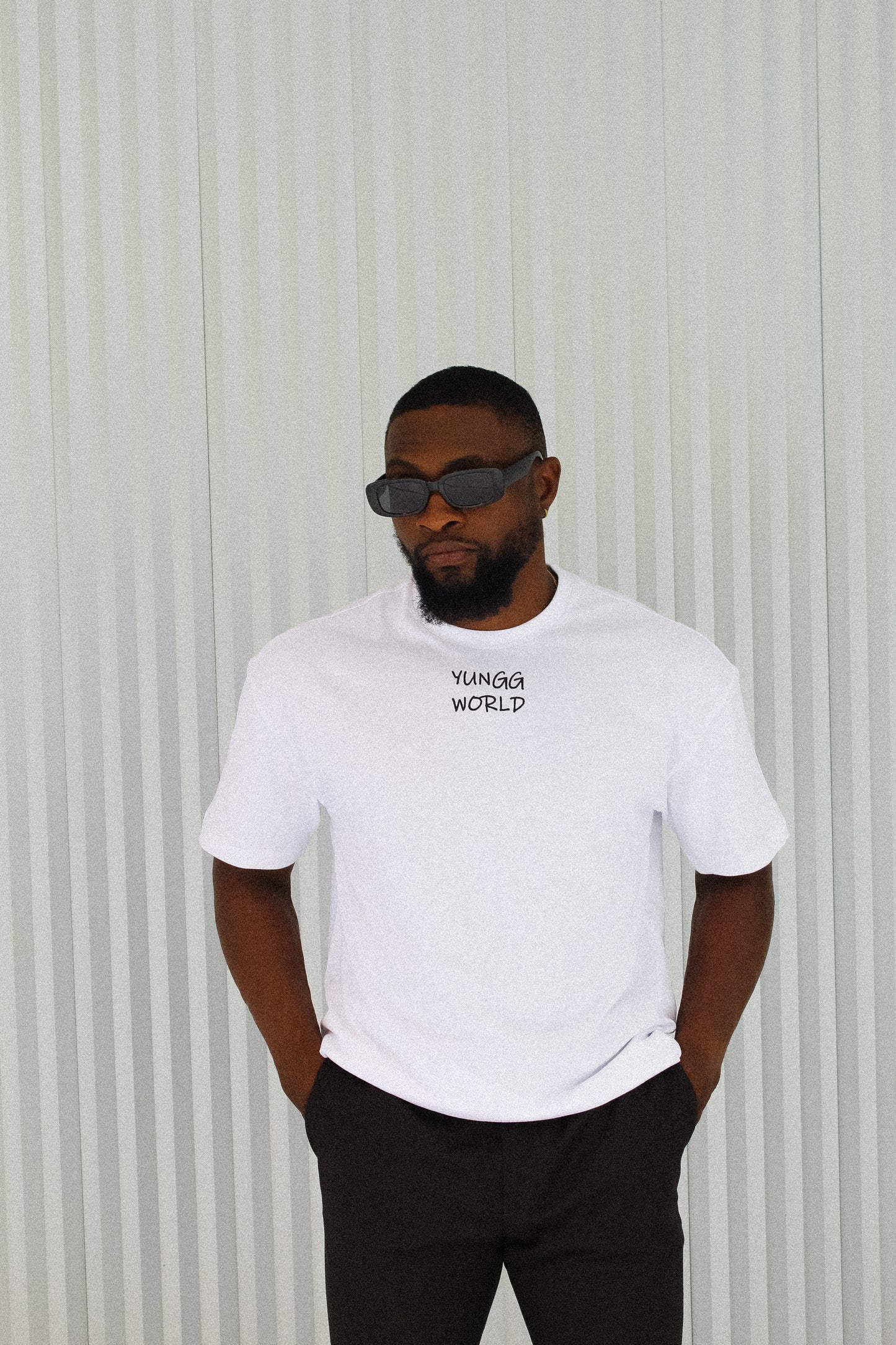 YUNGG WORLD Oversized Heavyweight Tee