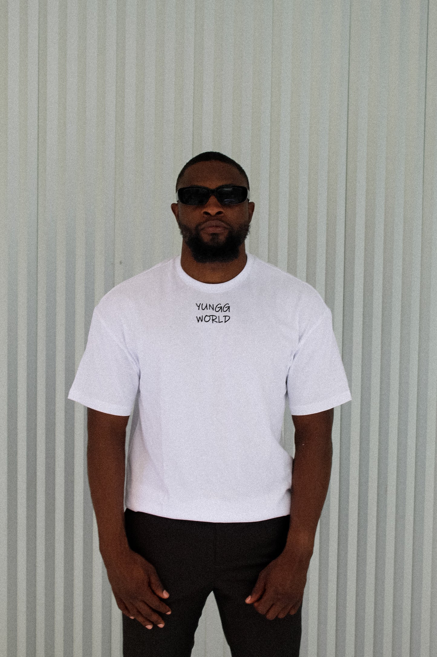 YUNGG WORLD Oversized Heavyweight Tee