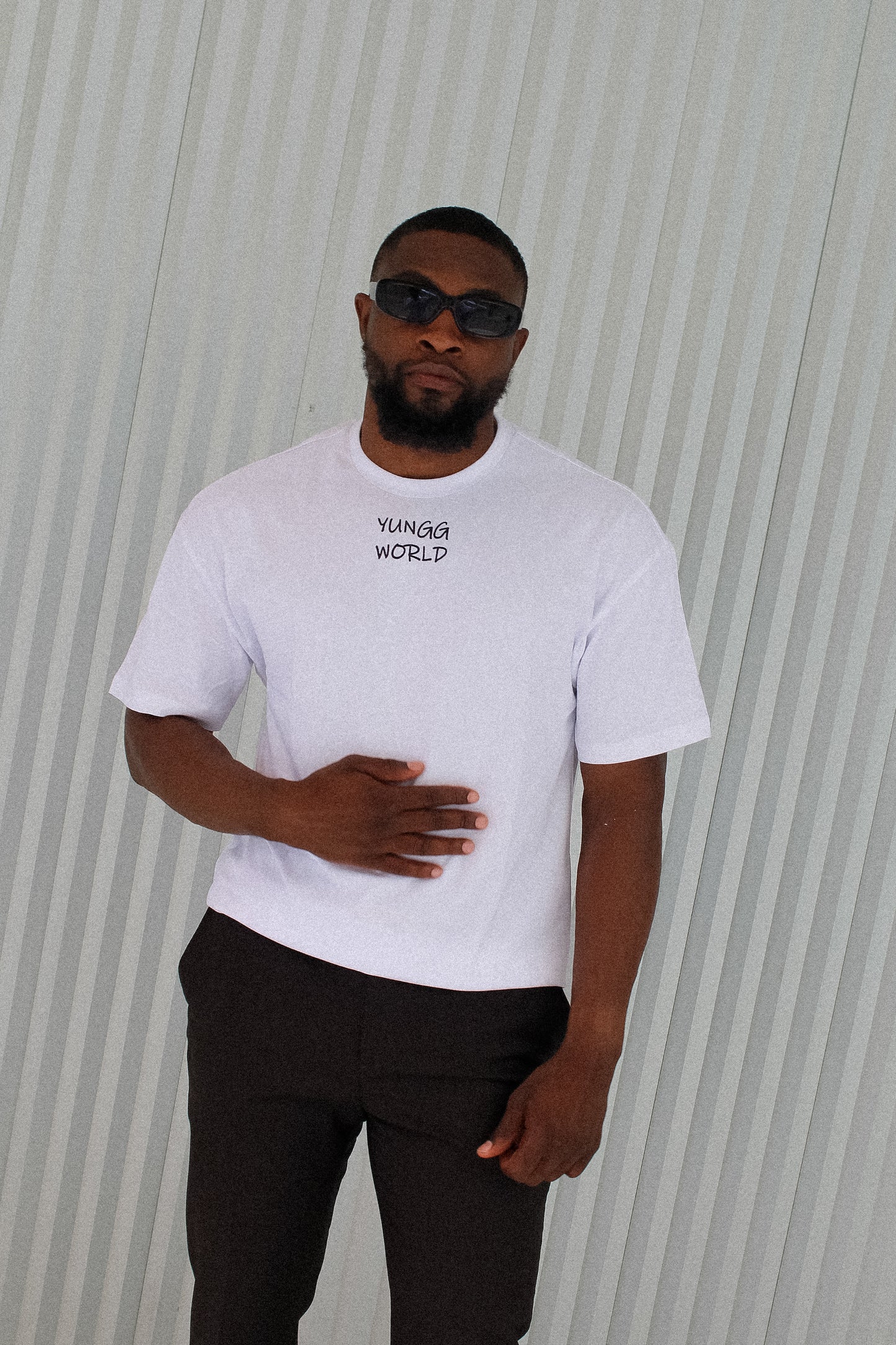 YUNGG WORLD Oversized Heavyweight Tee